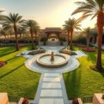 تنسيق حدائق حي الملقا بالرياض