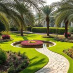 تنسيق حدائق الملز بالرياض