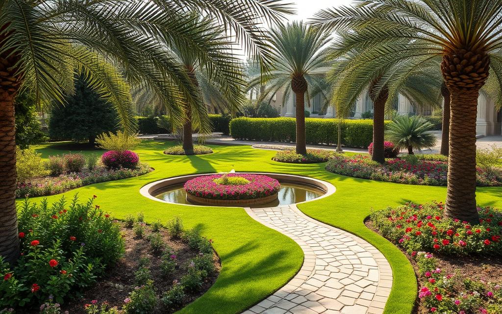 تنسيق حدائق الملز بالرياض