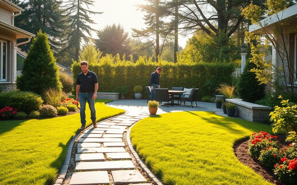 تنسيق الحدائق حي النرجس بالرياض