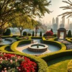 تنسيق حدائق حي الياسمين بالرياض