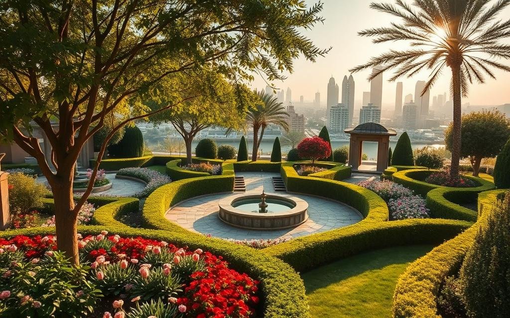 تنسيق حدائق حي الياسمين بالرياض